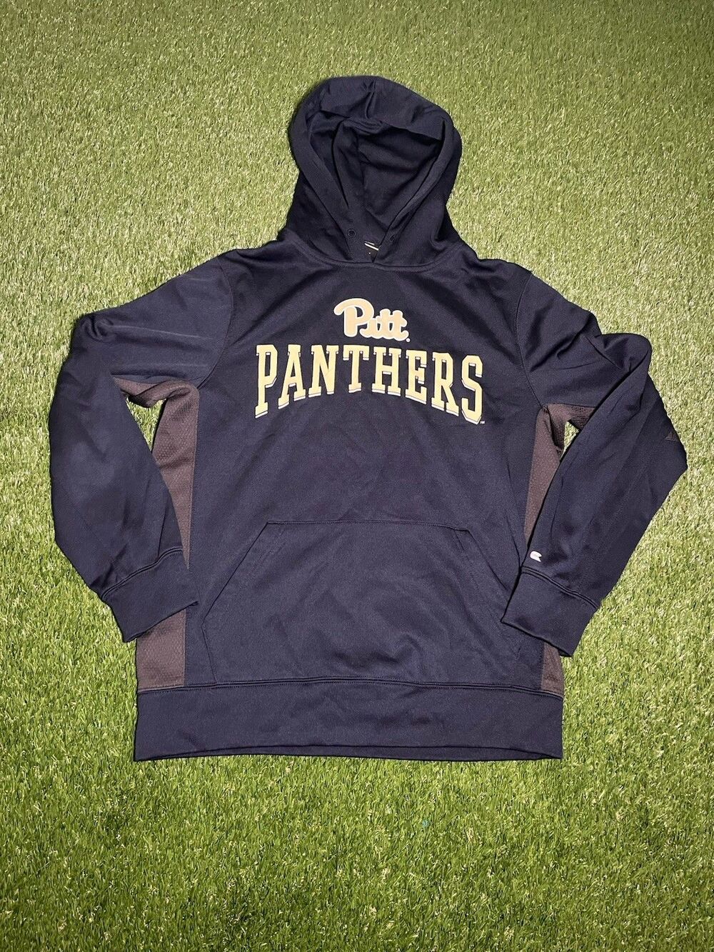 Pitt Panthers Sweatshirt M Navy Gold College Fan Apparel Colosseum Athletics